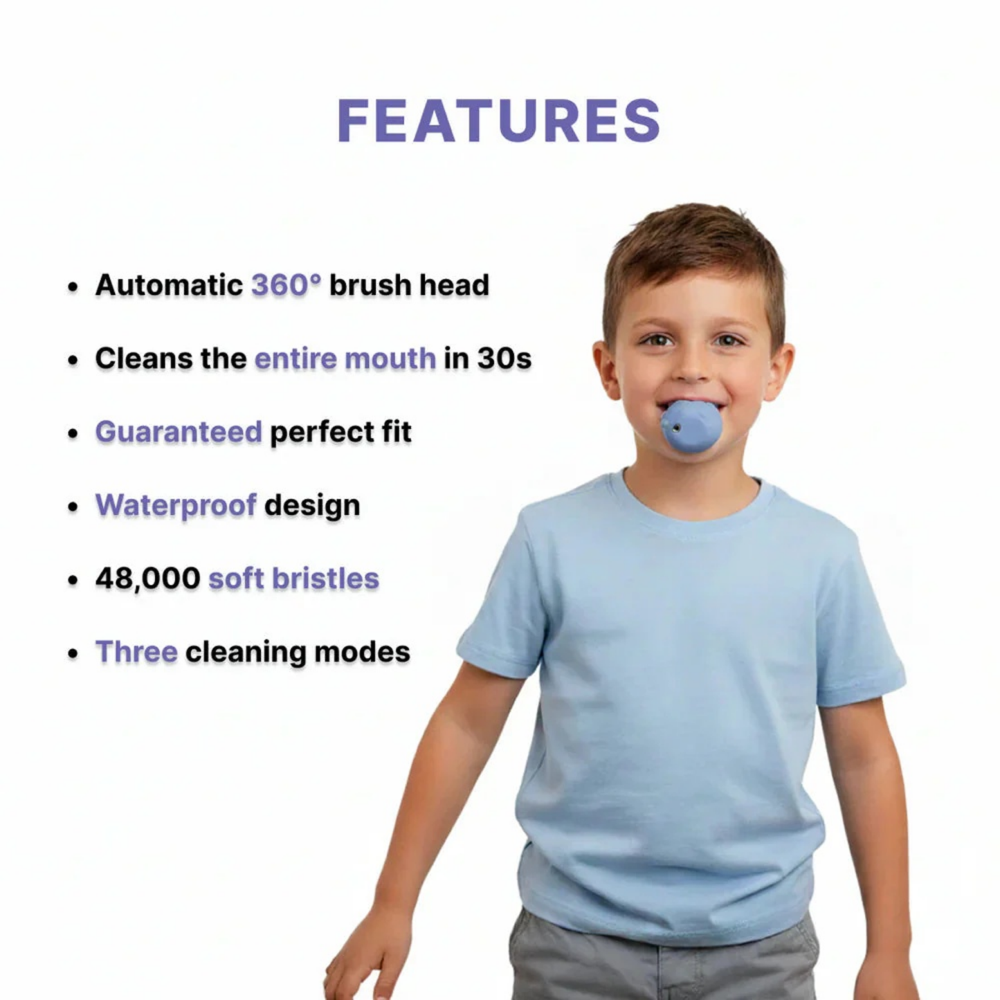 Verella Uni™ - Kids U-Shaped Electric Toothbrush